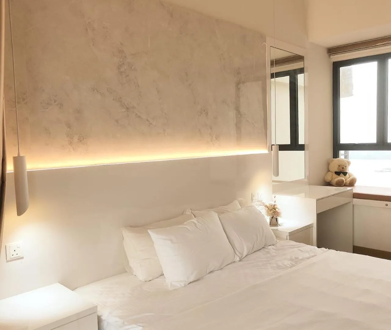 奢华海景套房 3房2厕 5-10人适合家庭入住 金海湾@Danga Bay Johor Bahru Apartamento