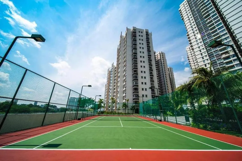 奢华海景套房 3房2厕 5-10人适合家庭入住 金海湾@Danga Bay Johor Bahru