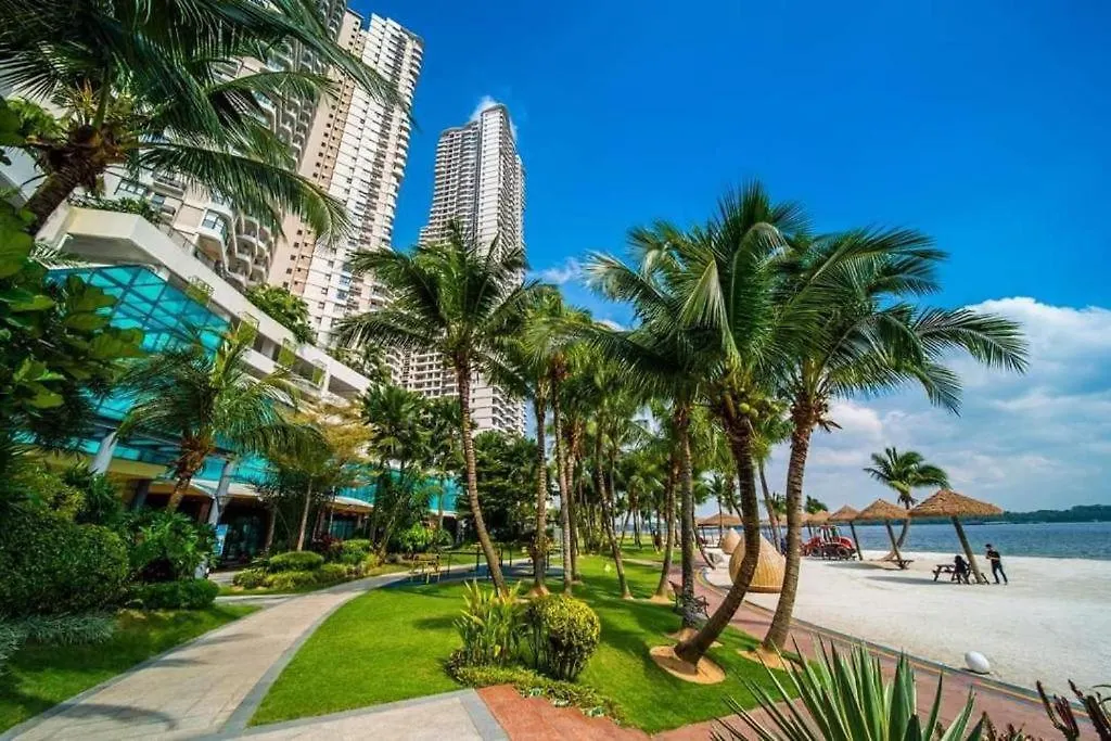 奢华海景套房 3房2厕 5-10人适合家庭入住 金海湾@Danga Bay Johor Bahru Apartamento